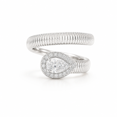 Ribbed Wrap Ring