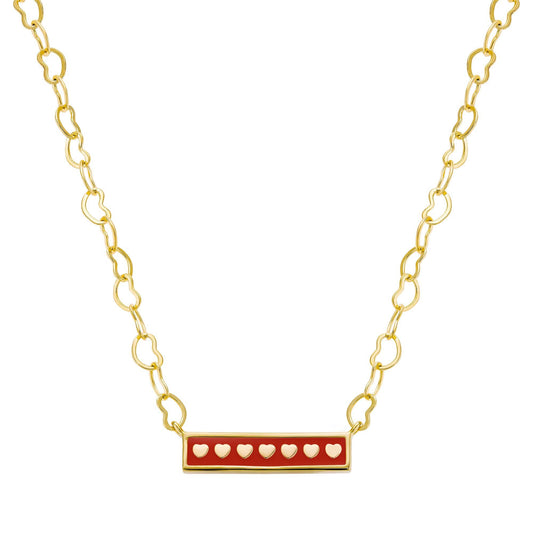 Enamel Bar Pendant