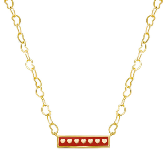 Enamel Bar Pendant