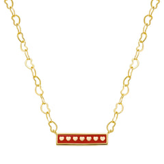 Enamel Bar Pendant
