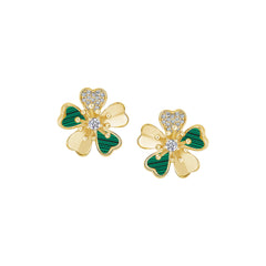 Unique Floral Petal Studs