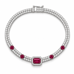 Stacked Colored Tennis Bracelet