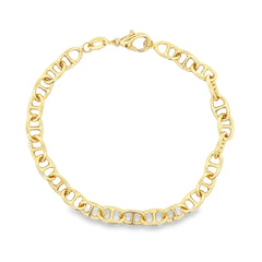 Twist Puffed Link Bracelet