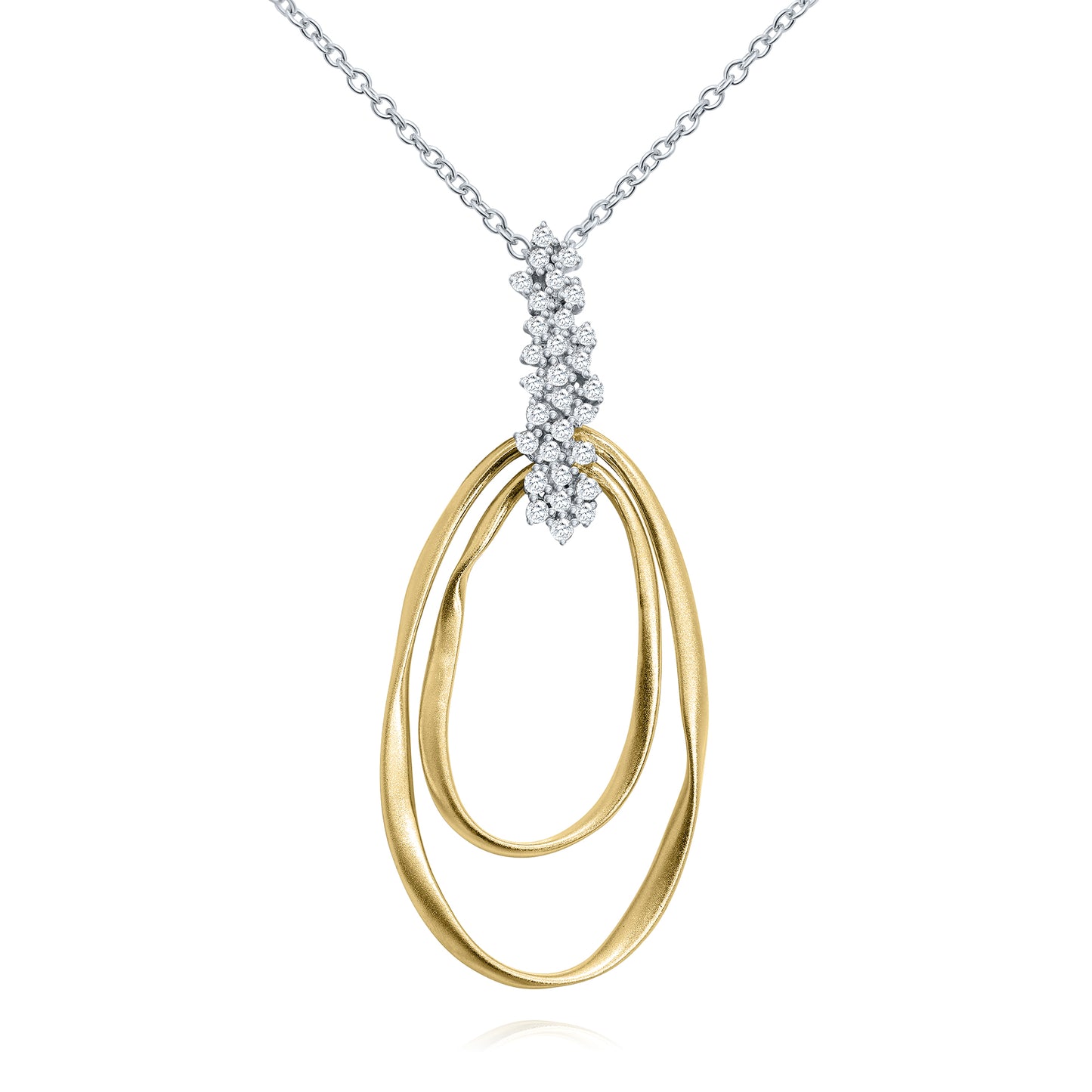 Statement Matt Gold Necklace