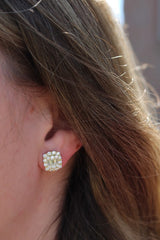 Squared Baguette Studs