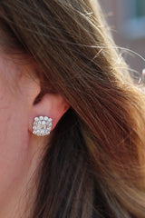 Squared Baguette Studs