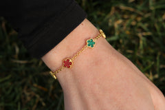 Small Clover Multi Bracelet