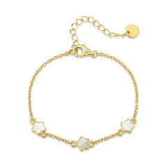 Mini Mother Of Pearl Star Bracelet