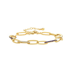 Dainty Matte Links Bracelet