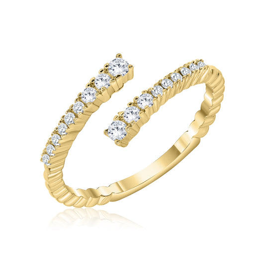 Dainty Overlap Ring