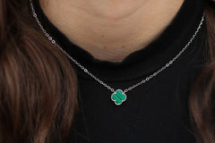 Small Clover Single Necklace