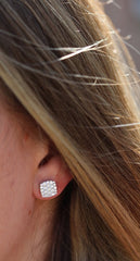 Squared Pave Studs