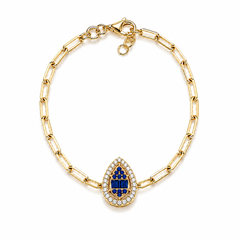 Baguette Teardrop Bracelet