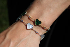 Hearts Around The Hand Bracelet