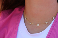 Dainty Cluster Necklace
