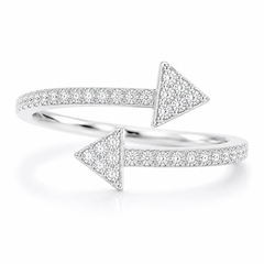 Double Arrow Ring