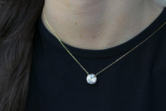 Large Solitaire Necklace