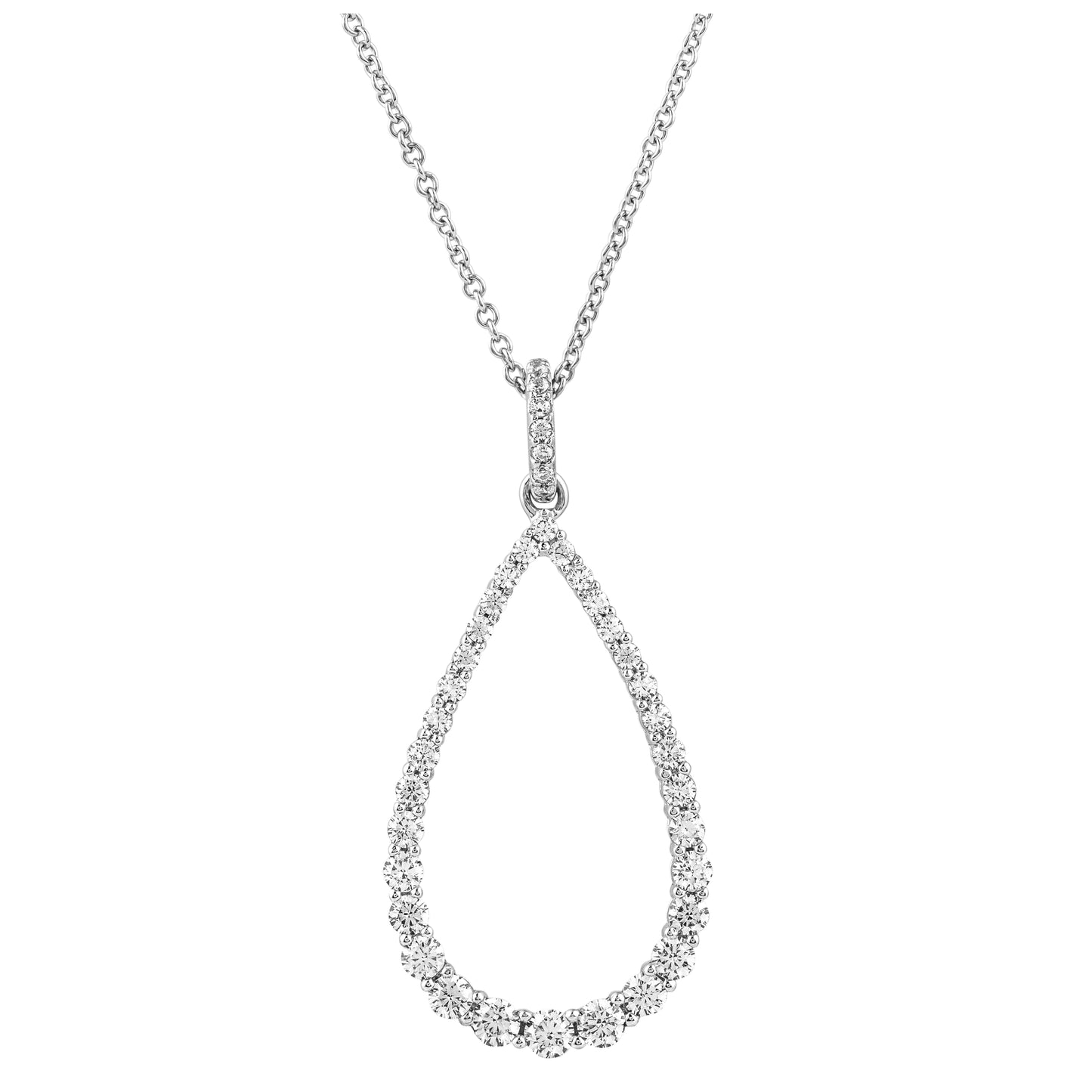 Graduating Teardrop Pendant