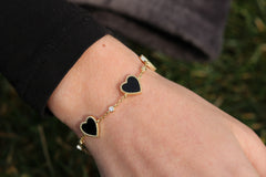 Hearts Around The Hand Bracelet