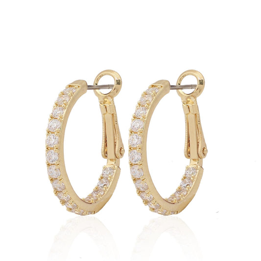 Thin Huggie Hoops