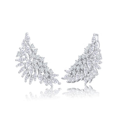 Mixed Stone Crawler Earring