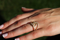 Gold Twist Ring