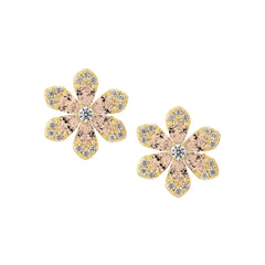 Classy Flower Stud Earring