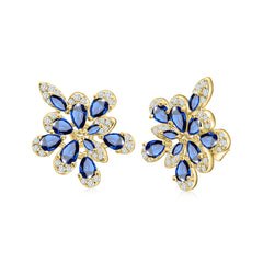 Floral Burst Stud Earrings