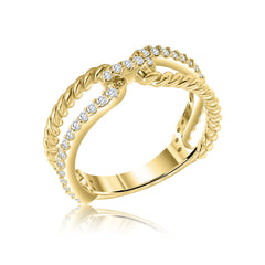 Double Rectangle Link Ring