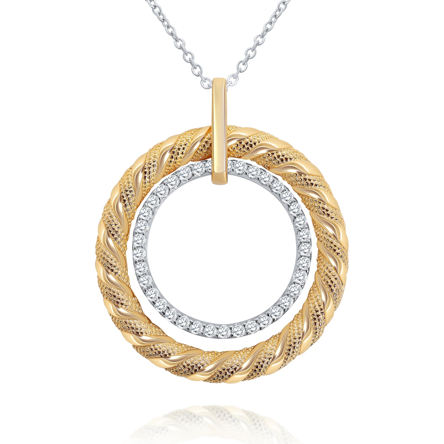 Double Swirl Pendant