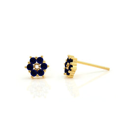 Mini Snowflake Flower Stud Earring