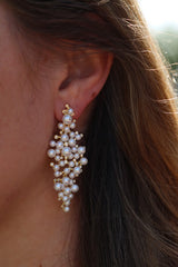 Statement Pearl Drop Earrings