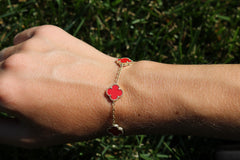Five Small Clover Bracelet