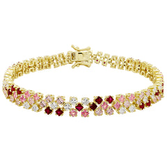 Stacked Cluster Bracelet