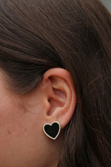 Large Perfect Heart Studs