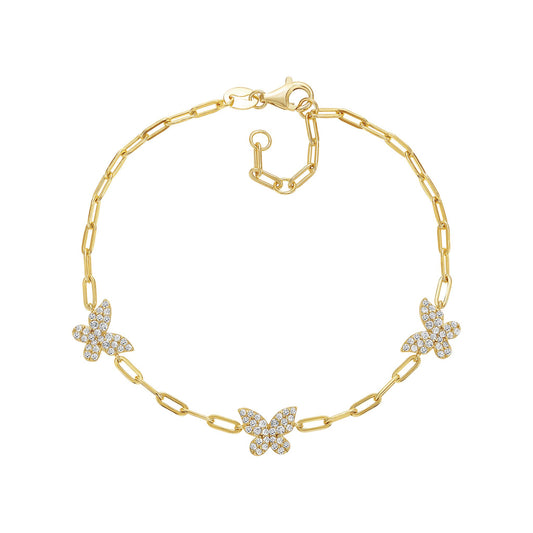 Butterfly Link Bracelet