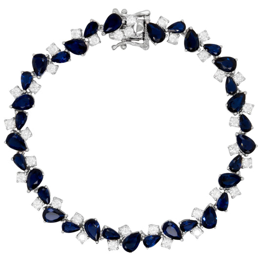 Colored Teardrop Bracelet