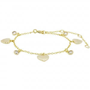 Diamond By The Yard Charm Bracelet