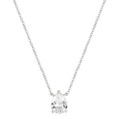 Teardrop Solitaire Pendant