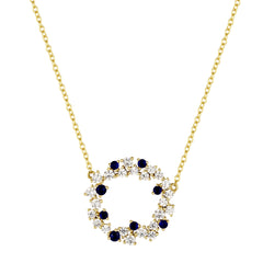 Round Cluster Necklace
