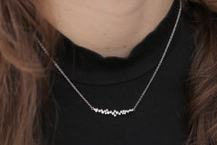Small Cluster Bar Necklace