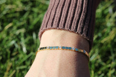 Squared Stone Bracelet