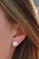 Squared Pave Studs