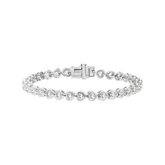 Dainty Heart Bezel Bracelet