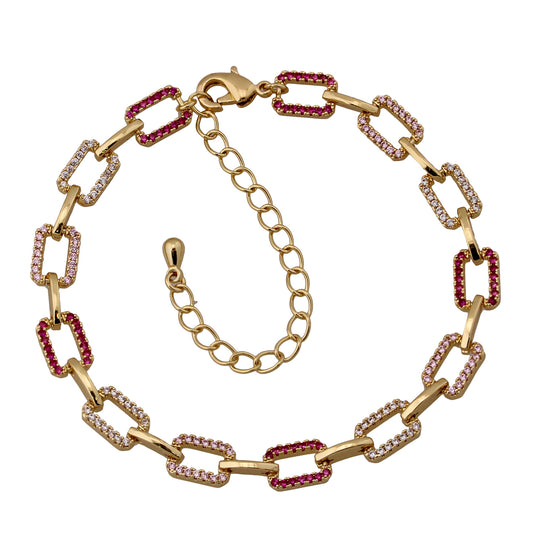 Rectangle Link Bracelet
