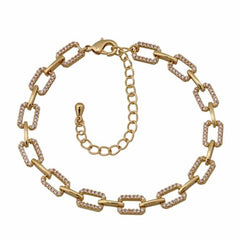 Rectangle Link Bracelet