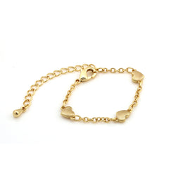 Brushed Heart Bracelet