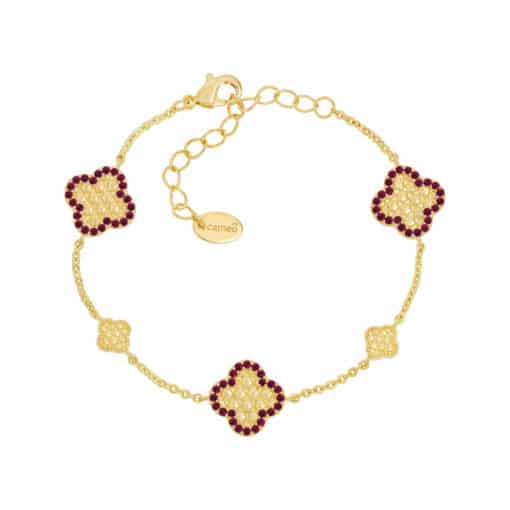 Honeycomb Clover Bracelet