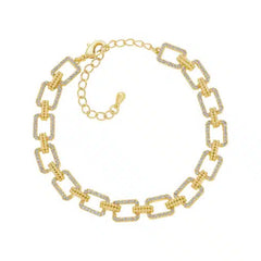 Dainty Rectangles Lined Bracelet