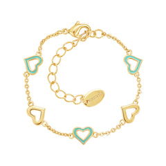 Up & Down Outline Heart Bracelet